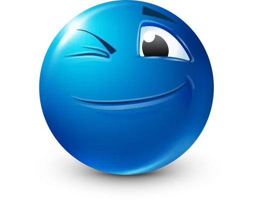 Стикер 7 Blue Emotions
