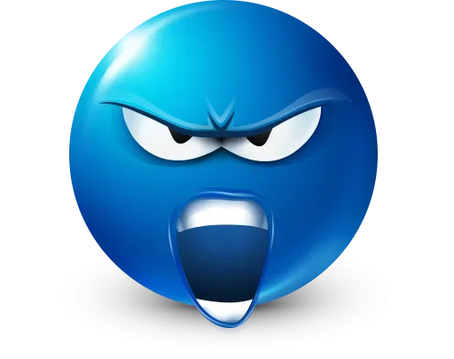 Стикер 26 Blue Emotions