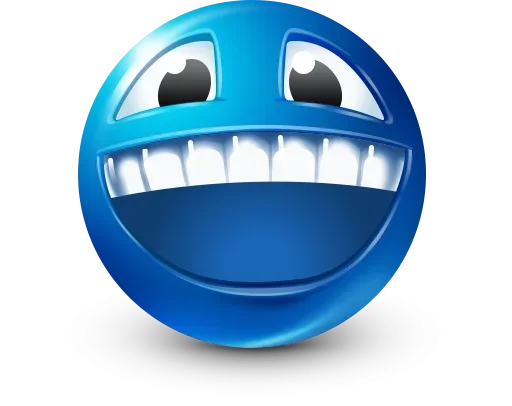 Стикер 6 Blue Emotions