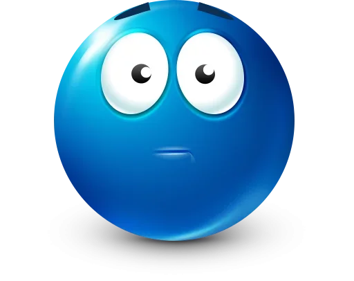 Стикер 15 Blue Emotions
