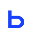 Стикер 30 blue font