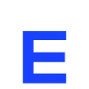 Стикер 6 blue font