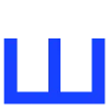 Стикер 26 blue font
