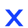 Стикер 23 blue font