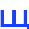 Стикер 27 blue font