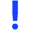 Стикер 42 blue font