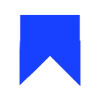 Стикер 50 blue font