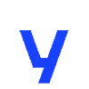 Стикер 21 blue font