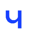 Стикер 25 blue font