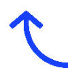 Стикер 37 blue font