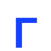 Стикер 4 blue font