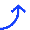 Стикер 38 blue font