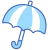 Стикер 50 blue girl