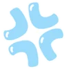 Стикер 29 blue girl