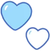 Стикер 24 blue girl