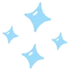 Стикер 34 blue girl
