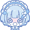 🤩 Эмодзи «blue girl» для Telegram