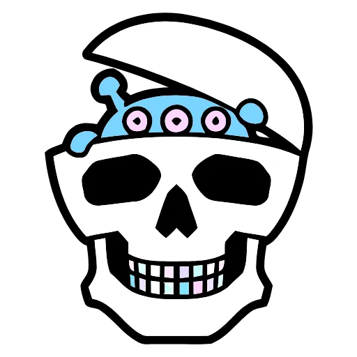 💀 Эмодзи «Blue Ham Ham» для Telegram