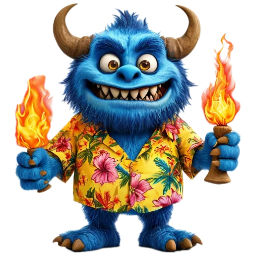 🧸 Стикер «Bluekaka» для Telegram