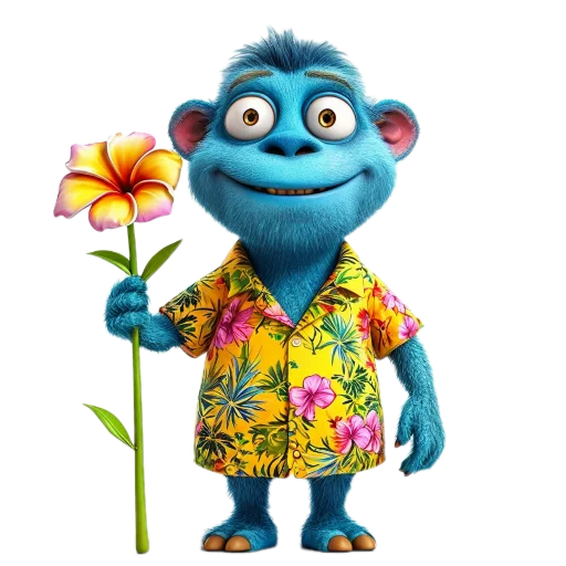 🧸 Стикер «Bluekaka» для Telegram