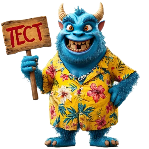 🧸 Стикер «Bluekaka» для Telegram