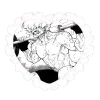 Стикер 11 𝗯𝗹𝘂𝗲 𝗹𝗼𝗰𝗸 𝗵𝗲𝗮𝗿𝘁𝘀𔓕