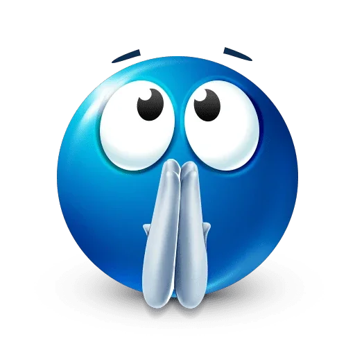 🙏 Стикер «Bluemoji or Joobi» для Telegram