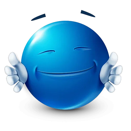 🤗 Стикер «Bluemoji or Joobi» для Telegram