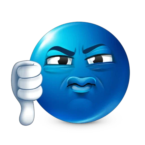 👎 Стикер «Bluemoji or Joobi» для Telegram