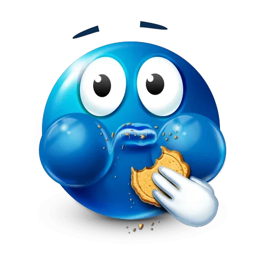 🍪 Стикер «Bluemoji or Joobi» для Telegram