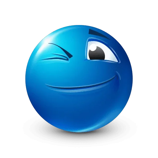 😉 Стикер «Bluemoji or Joobi» для Telegram