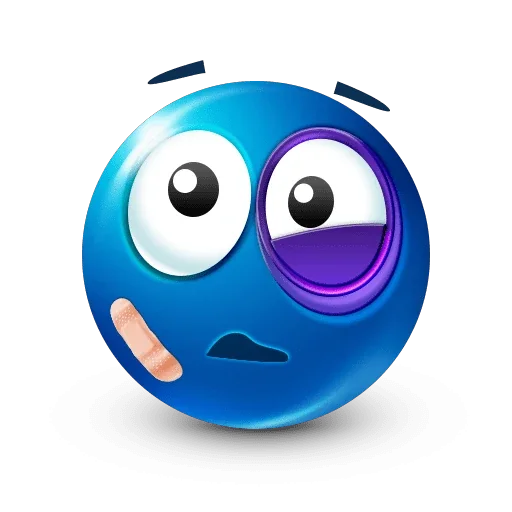 🤕 Стикер «Bluemoji or Joobi» для Telegram