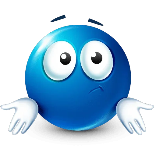 🤷 Стикер «Bluemoji or Joobi» для Telegram