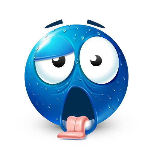 🥵 Стикер «Bluemoji or Joobi» для Telegram