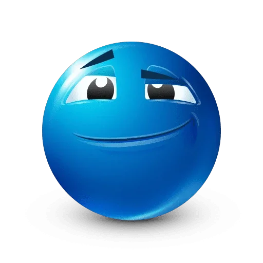 😌 Стикер «Bluemoji or Joobi» для Telegram