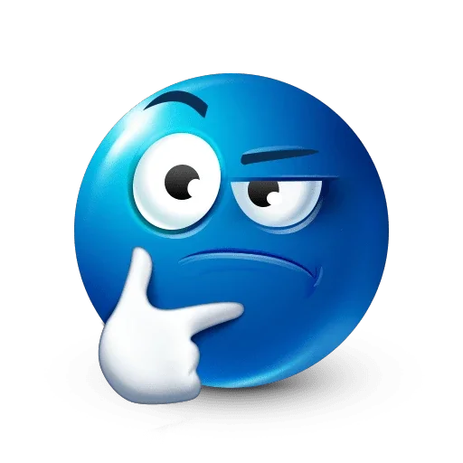 🤔 Стикер «Bluemoji or Joobi» для Telegram