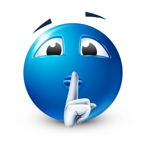 🤫 Стикер «Bluemoji or Joobi» для Telegram