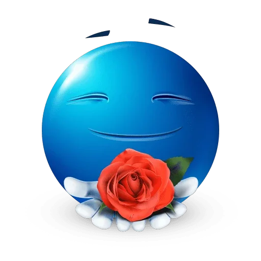🌹 Стикер «Bluemoji or Joobi» для Telegram