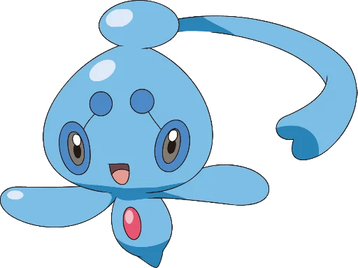 💙 Стикер «Blue pokemon» для Telegram