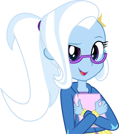 😊 Стикер «Blue Pony» для Telegram