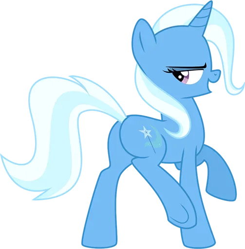 😀 Стикер «Blue Pony» для Telegram