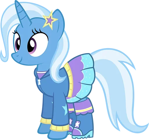 🤪 Стикер «Blue Pony» для Telegram