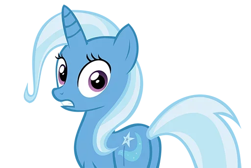 😱 Стикер «Blue Pony» для Telegram