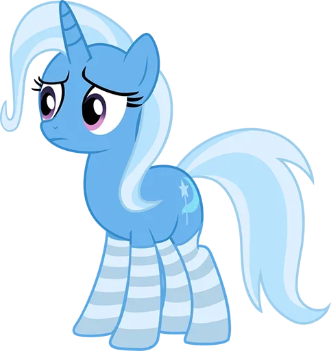 😜 Стикер «Blue Pony» для Telegram