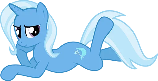 😁 Стикер «Blue Pony» для Telegram