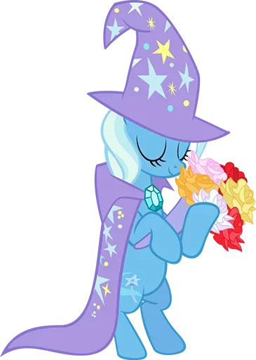 😜 Стикер «Blue Pony» для Telegram