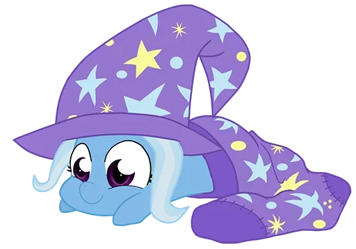 😂 Стикер «Blue Pony» для Telegram