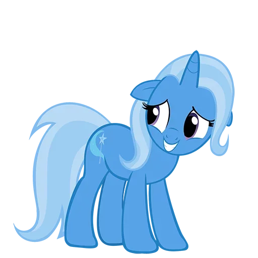 😜 Стикер «Blue Pony» для Telegram