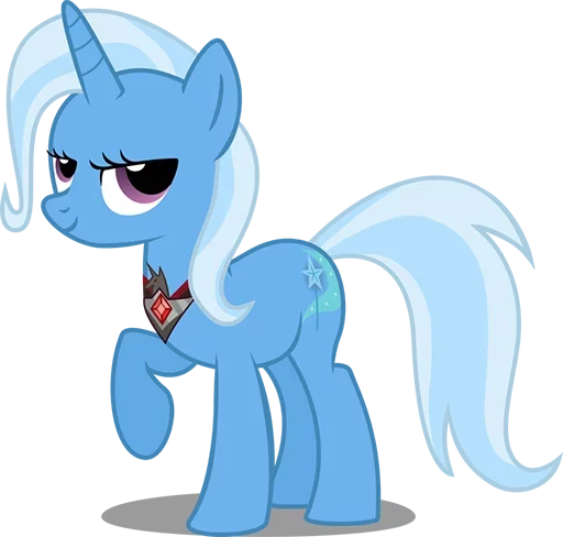 😫 Стикер «Blue Pony» для Telegram