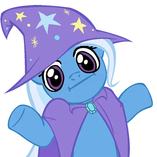 🤣 Стикер «Blue Pony» для Telegram